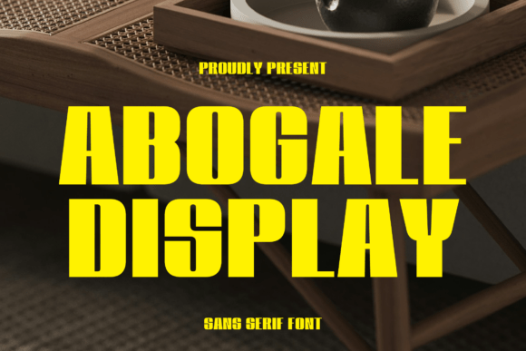Abogale: A Bold Sans Serif Display Font for Impactful Branding