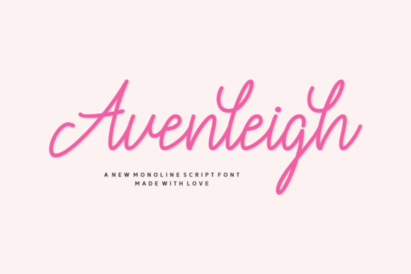 Avenleigh: A Warm, Modern Script Font for Handmade Creators