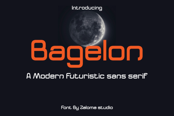 Bagelon: A Futuristic Sans Serif for Modern Brand Identity