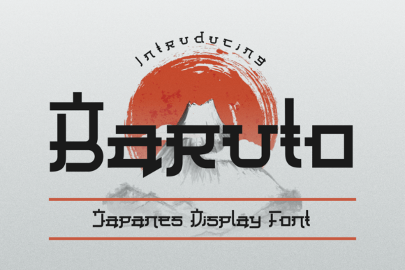Baruto: A Bold Japanese Display Font for Handmade Brands