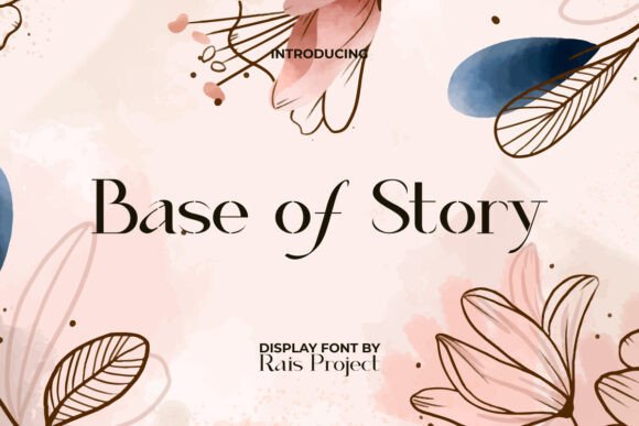 Base of Story: A Modern Sans Serif Font for Handmade Brands
