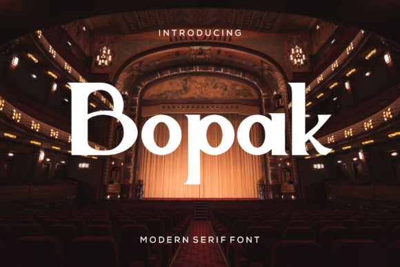 Bopak: A Playful Modern Serif Font for Handmade Creators
