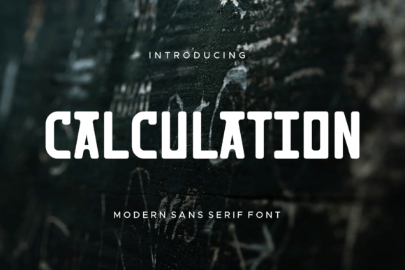Calculation: A Modern Sans Serif Font for Editorial Impact
