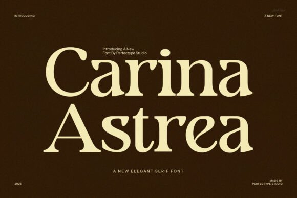 Carina Astrea: A Serif Font That Feels Like a Design Collaboration