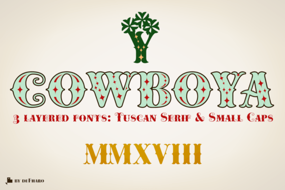 Cowboya: A Bold Display Font for Digital Brand Impact