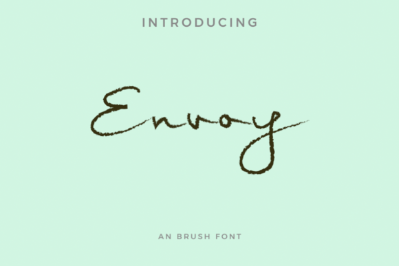 Envoy: A Charismatic Script Font for Editorial Design