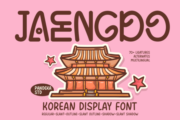 Jaengdo: A Korean Display Typeface That Brings Warmth and Boldness to Real Branding