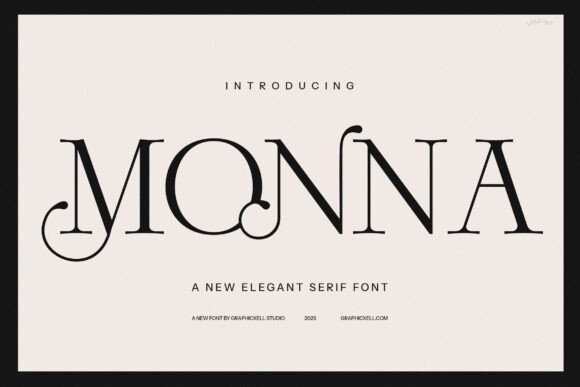 Monna: A Refined Serif Font for Digital Brand Clarity