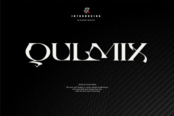Qulmix: A Display Sans Serif That Elevates Digital Branding