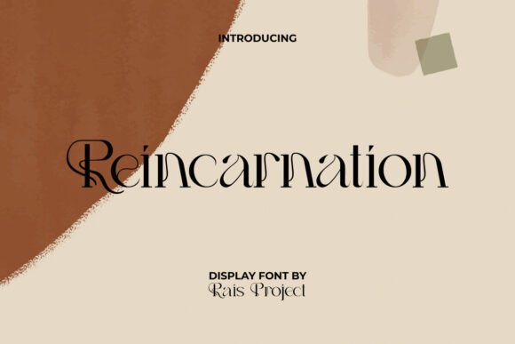Reincarnation: A Display Font That Elevates Your Brand
