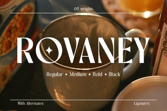 Rovaney: A Serif Display Font That Makes Your Campaign Stand Out