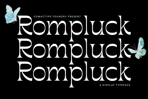 Rumpluck: A Display Typeface That Makes Your Headlines Unmissable