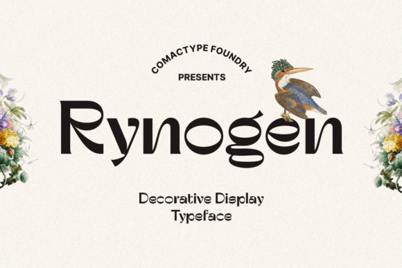 Rynogen: A Futuristic Display Typeface for Editorial Impact