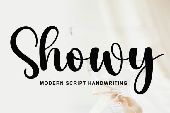 Showy: A Modern Handwritten Font for Digital Branding