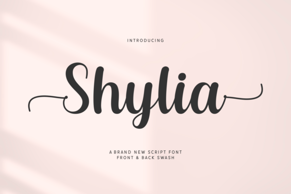 Shylia: A Friendly, Elegant Script Font for Small Business Branding