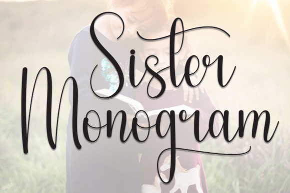 Sister Monogram: A Thoughtful Script Font for Editorial Warmth