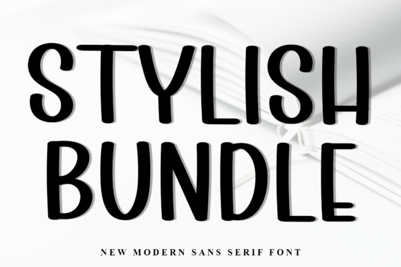 Stylish Bundle: A Friendly, Modern Display Font for Handmade Makers