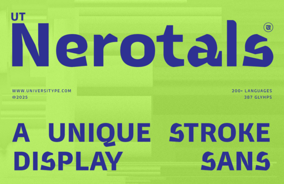 Ut Nerotals: A Modern Sans Serif That Elevates Handmade Design