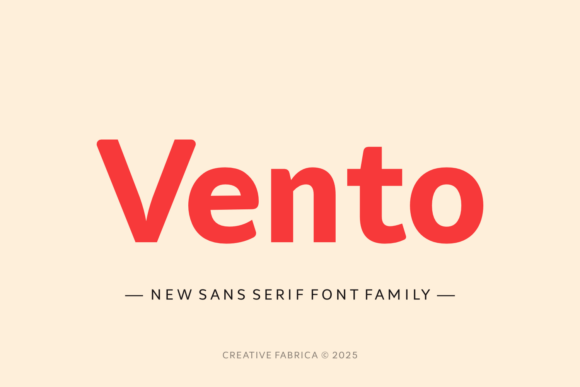 Vento: A Clean, Confident Sans Serif for Small Business Branding