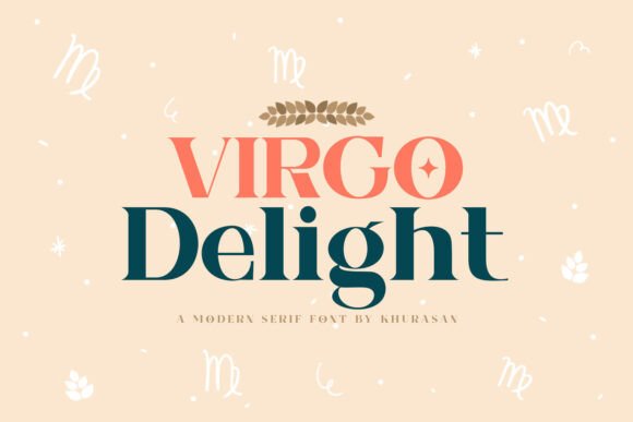 Virgo Delight: A Modern Serif Font for Scroll-Stopping Brand Content