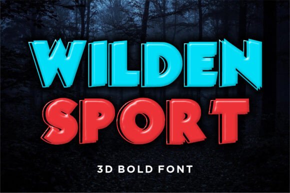 Wilden Sport: A Bold, Wintry Display Font for Real Brands