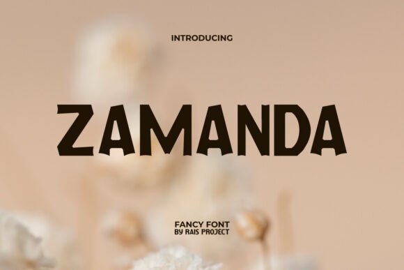 Zamanda: A Bold Display Font That Elevates Digital Branding